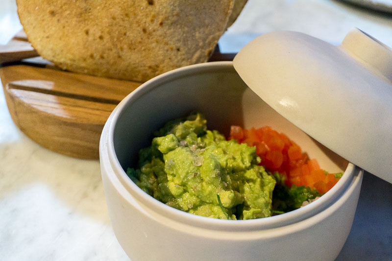 El Mero Mero signature dishes Homemade GuacamoleEnchilada De Pollo en Salsa VerdeAl Pastor TacoQuesadilla De Tinga